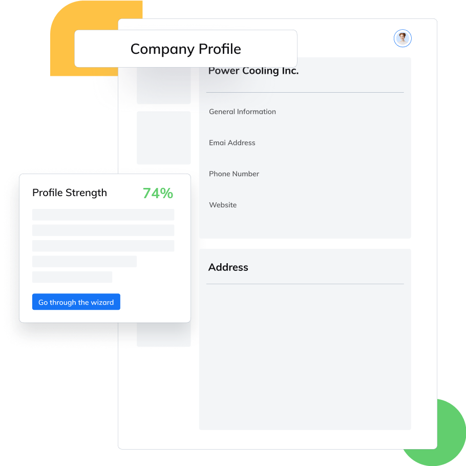 Build your company profile